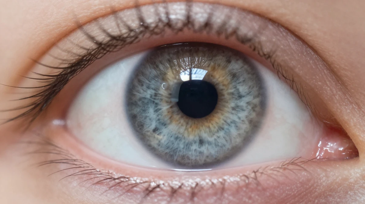 Extreme macro close-up of human eye showing incredible detail -