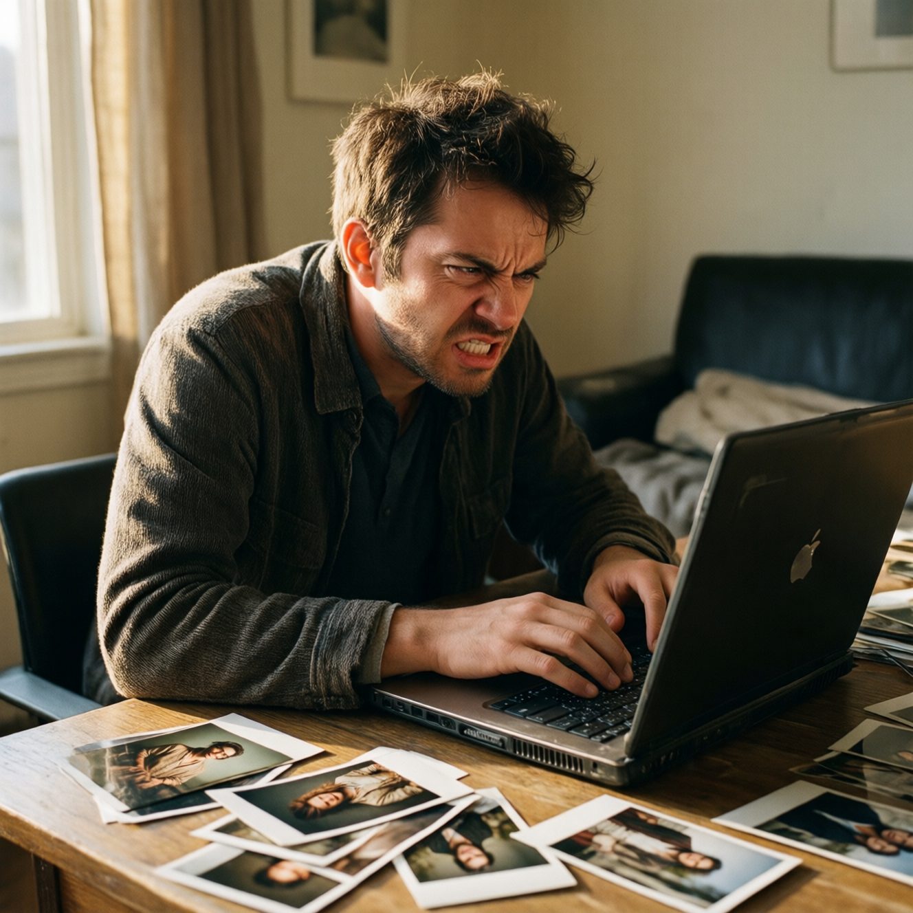 Traditional content creator frustrated with stock photos