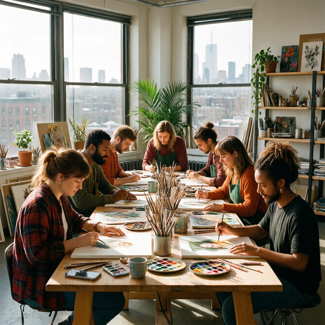 Creative professionals using AI content tools