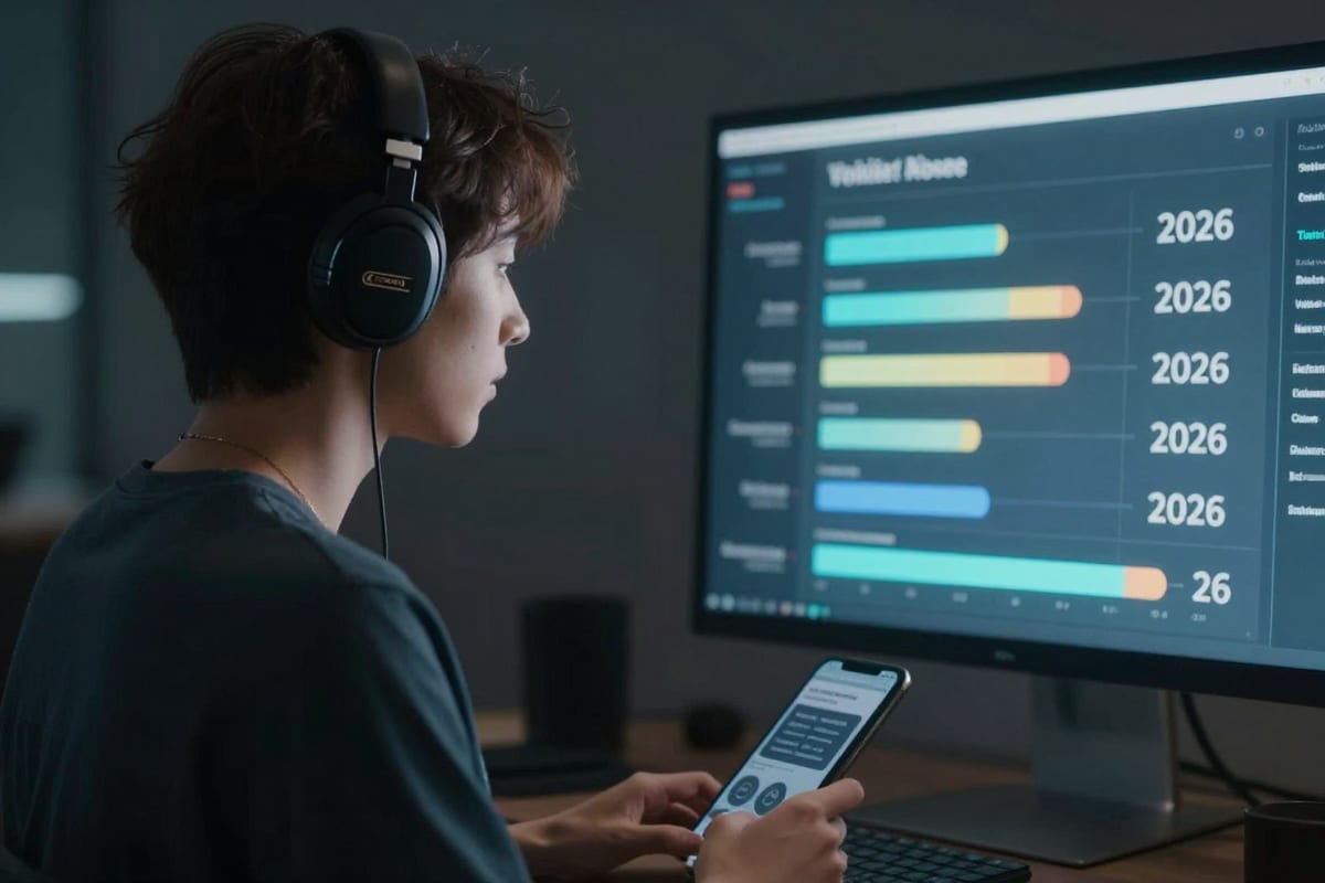 Infographic showing voice cloning statistics and threat vectors in 2026