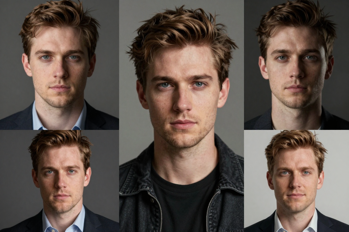 Bulk background removal workflow showing five photos processed simultaneously