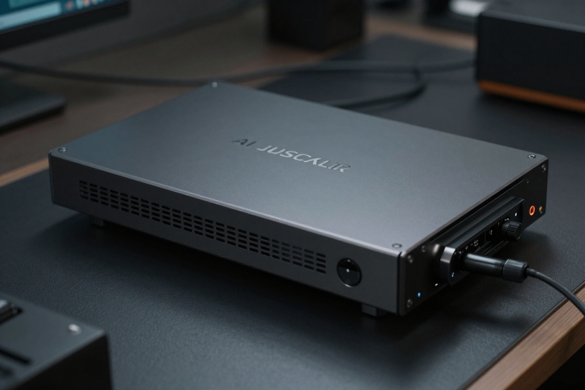 Close-up pixel comparison showing AI video upscaling from low to high resolution