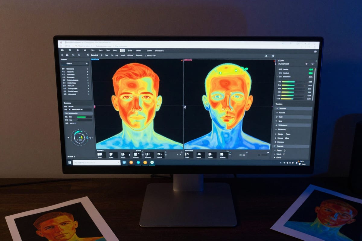 Comparison table of deepfake detection tools showing accuracy rates and features