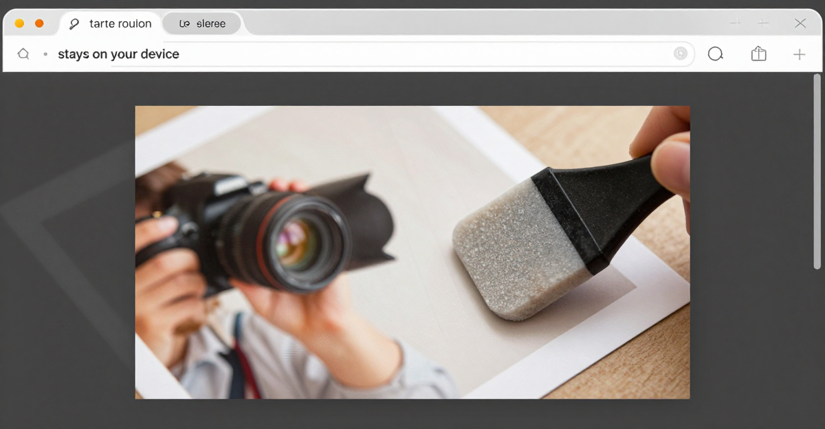 Remove a Watermark From Your Own Photo (No Upload)