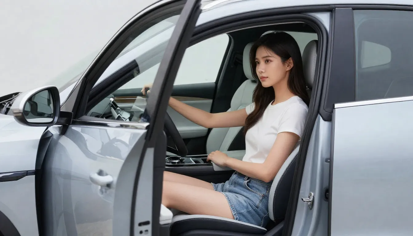 example of humanized interior shot with open door