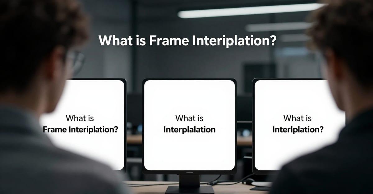 What is Frame Interpolation? — AI Glossary | Imagera