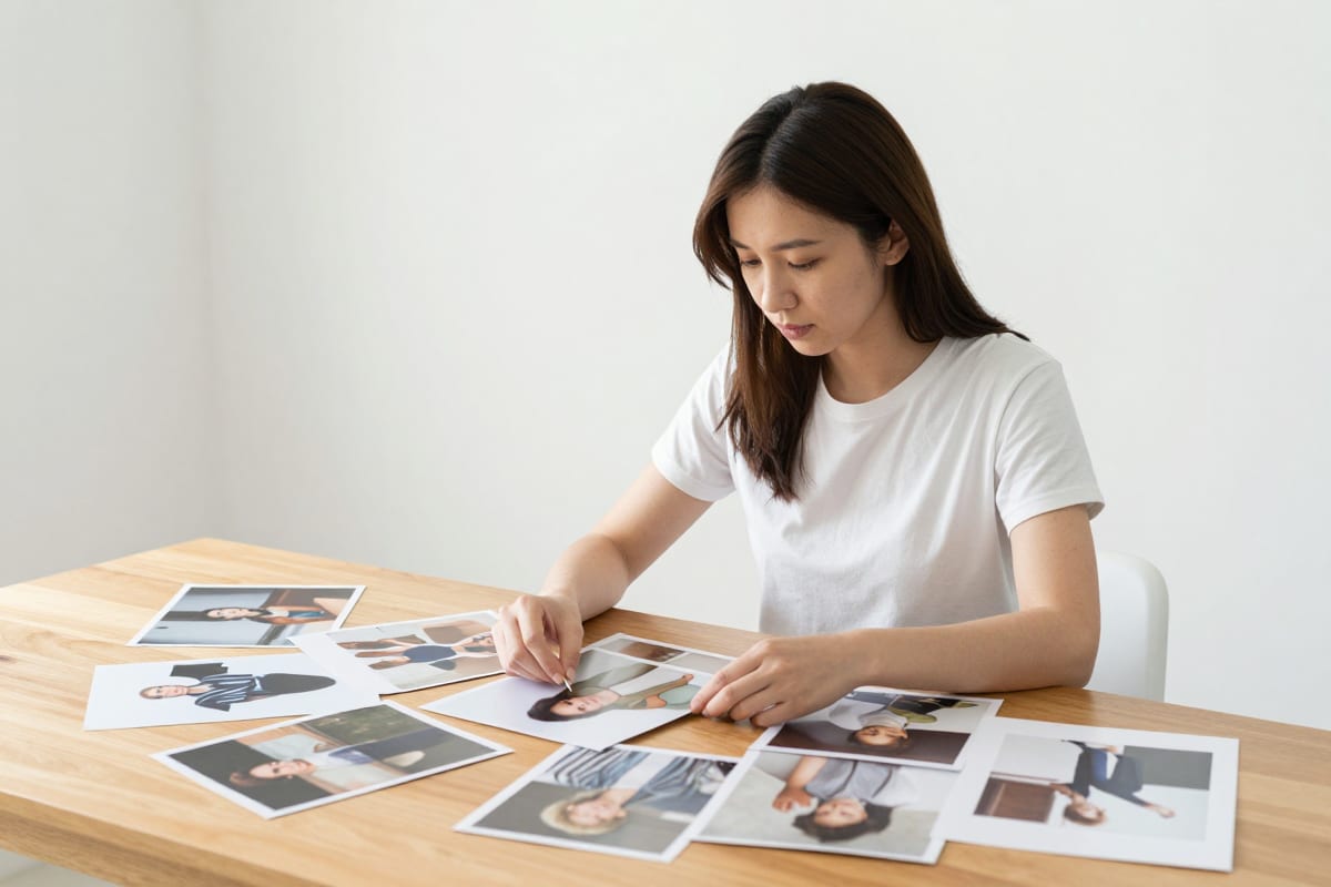 Multiple reference images loaded into an AI video prompt interface