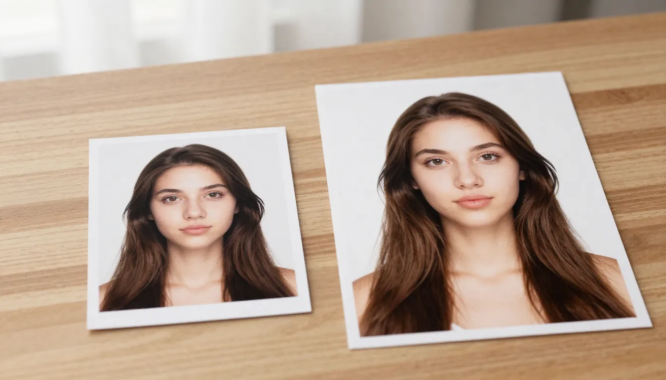 Side-by-side of 1024px source and 16K upscaled file zoomed to 300 DPI print size
