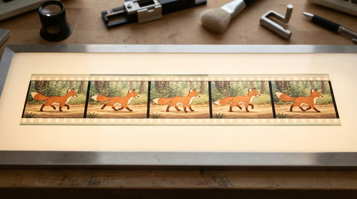 A consistent character rendered across several frames showing identity retention