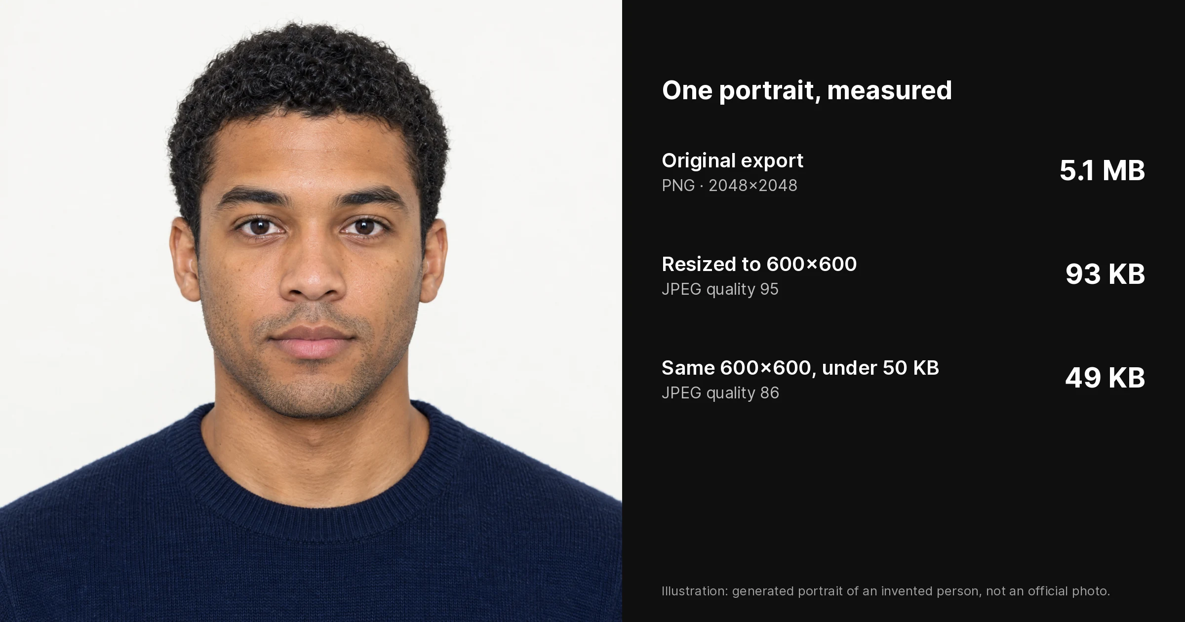 Compress a Passport Size Photo to Any KB Limit