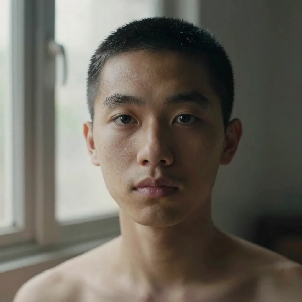 a photorealistic portrait with natural skin texture and soft window light, ultra detailed