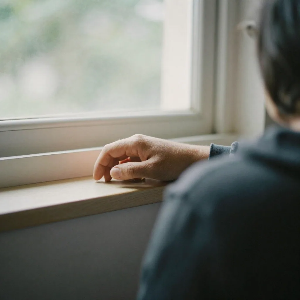 a realistic candid photo of a person in natural daylight, fine detail