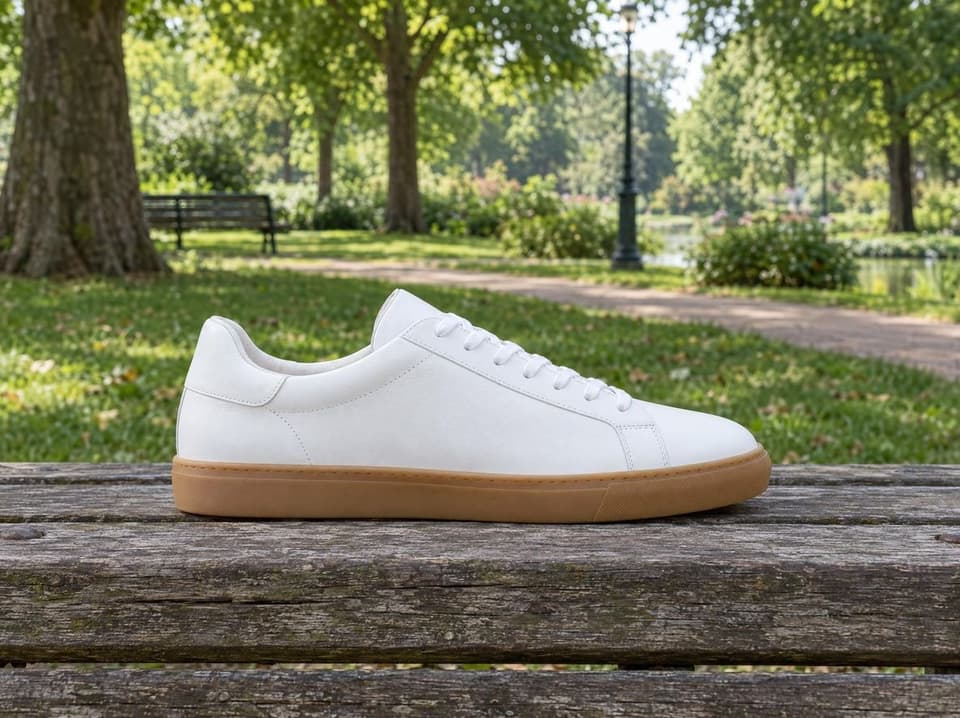 Product on White example — before