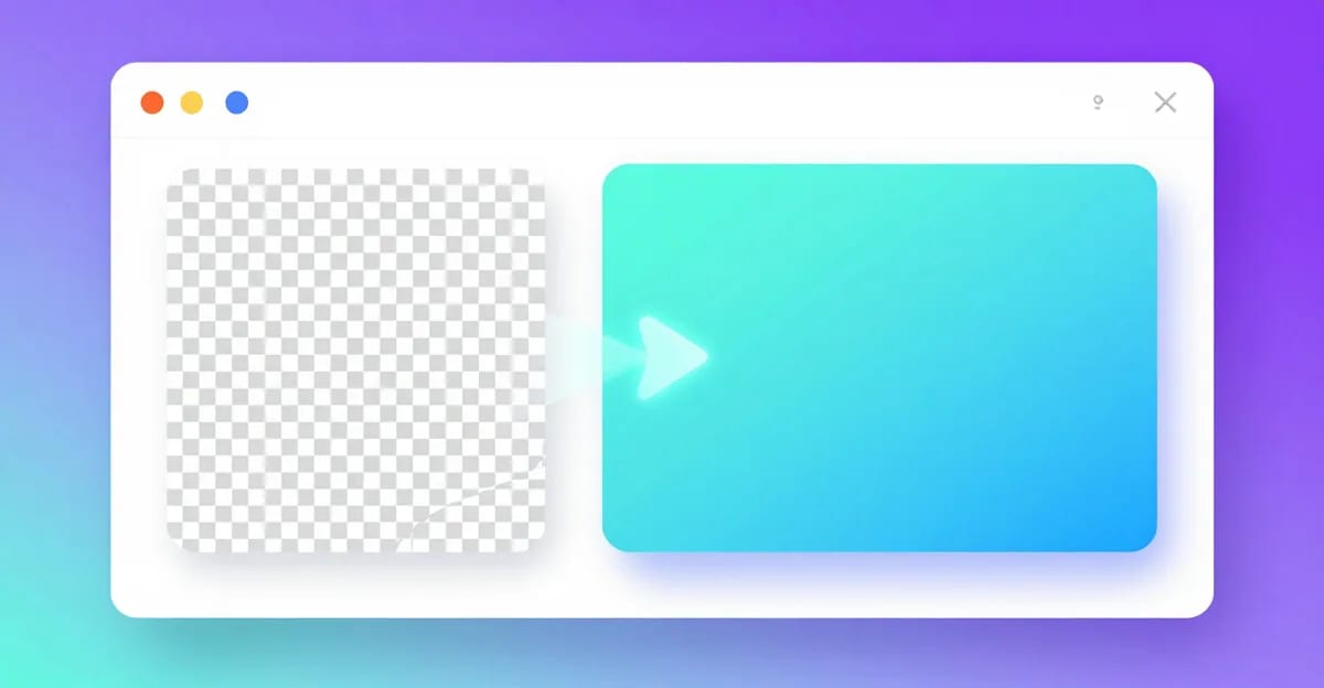 Side-by-side comparison of a PNG file with transparent background converted to a smaller JPG file with white background fill