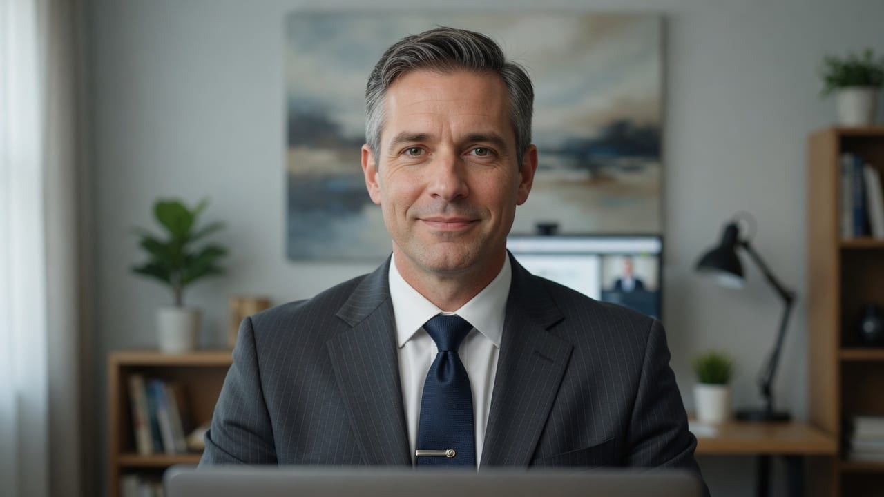 How to look good on a video interview with eye-level framing