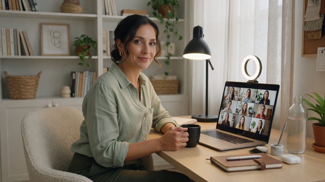 Camera-ready remote work video call appearance