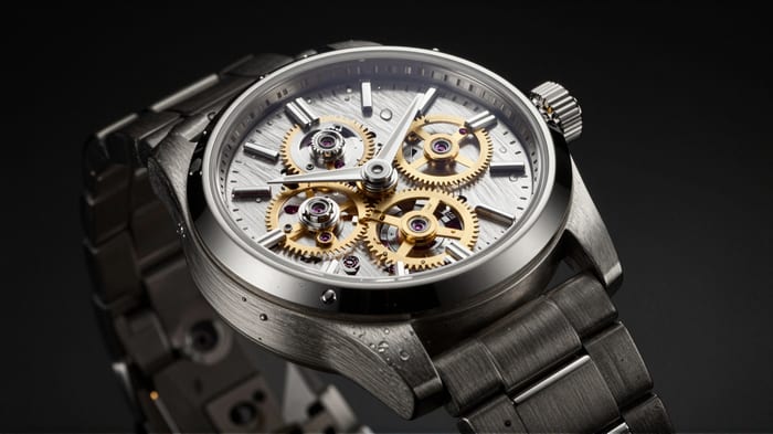 Cinematic Luxury watch landing page built by Imagera