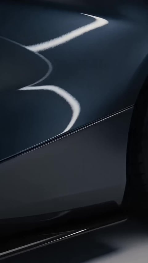 A frame from a detail close-up car reel generated by the Imagera Car Reel Maker — wheels and trim under clean studio light, built from the same car photo