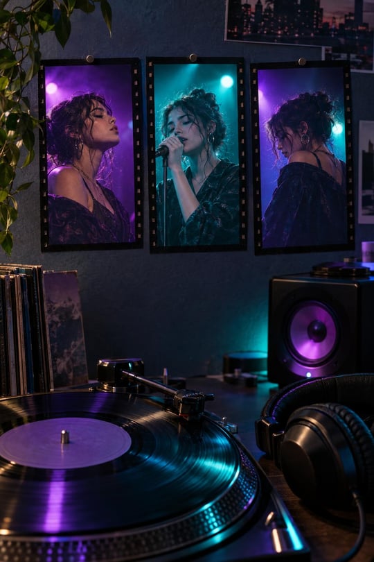 A song, three shots, one cut to the music.