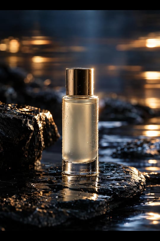 A product shot with a deliberate camera move.