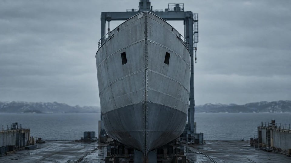 The opening film of Halcyon Marine, a website built by the Cinematic website skill