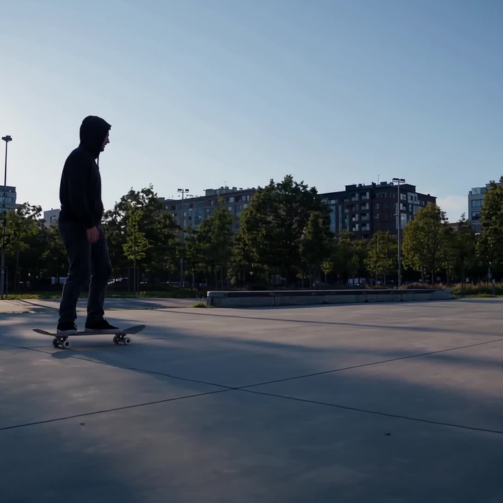 Social Content example, a still from a clip made on Imagera