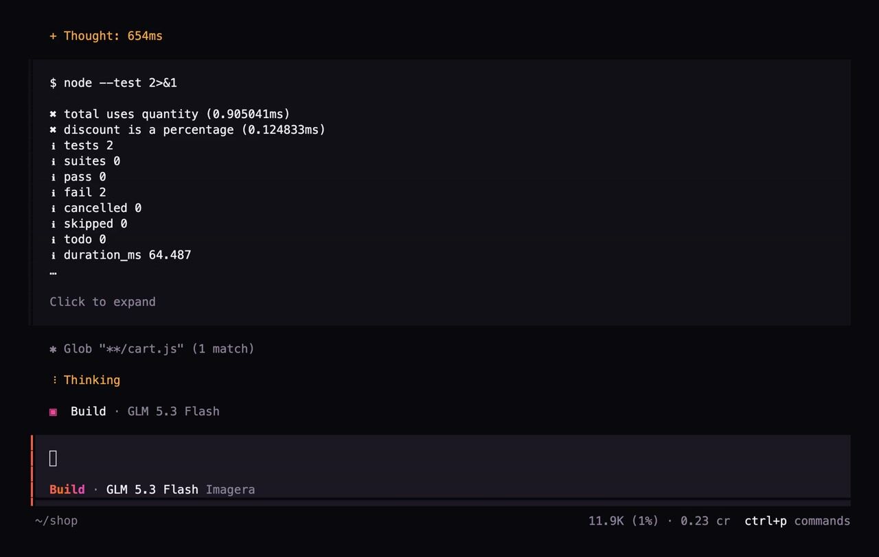 Imagera Code, real recording: it runs your tests
