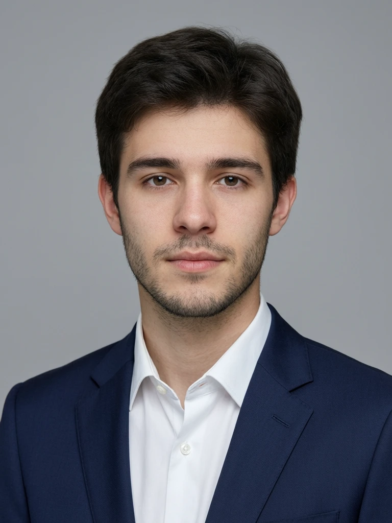 After — AI Headshot output (real, unedited)