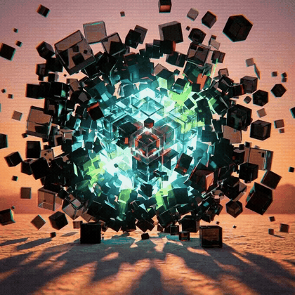 Music-Reactive Scene — example output 2 of 4
