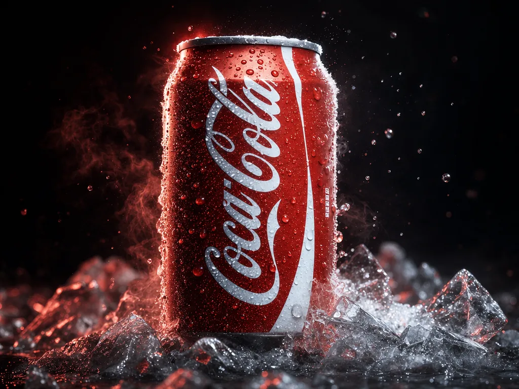 A simple Coca-Cola can — the subject you brief in one line