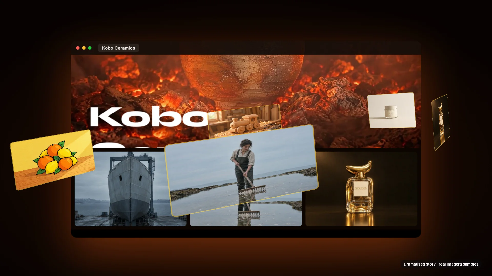 Motion design: a cinematic website built from photos