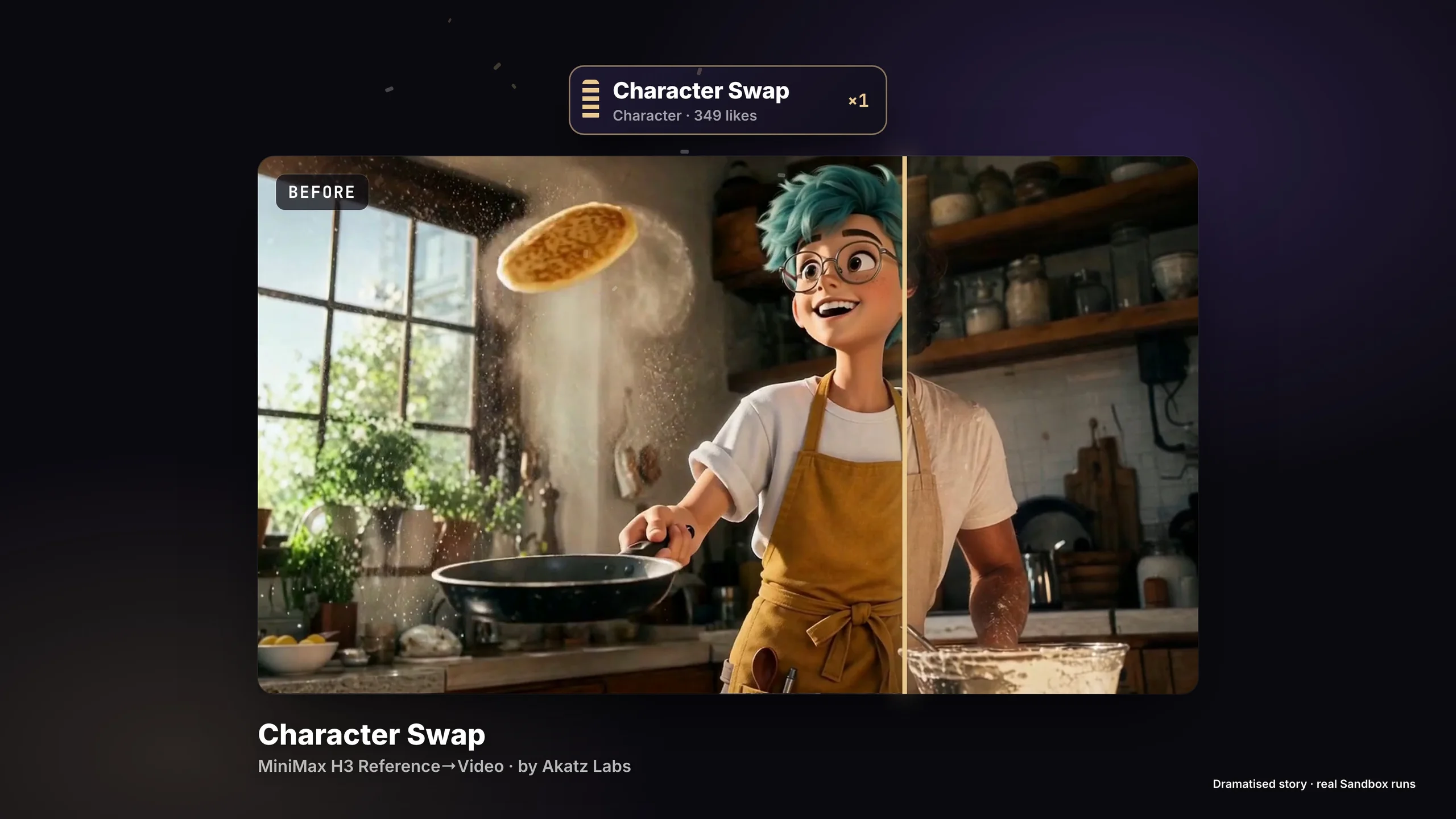 Motion design: LoRAs snap into a chain and the picture changes with each one