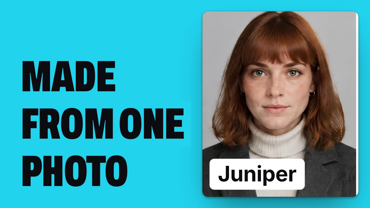 Motion design: one Character ID sheet becomes scenes with the same face